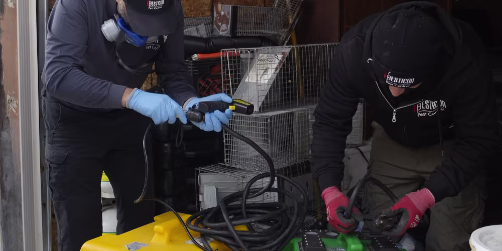 Our bed bug heat treatment process