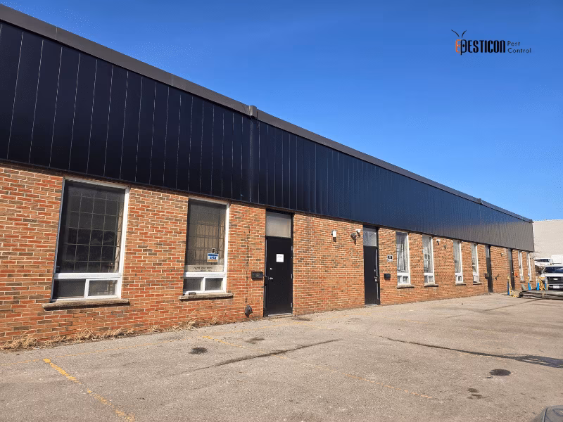Pest control pickering pesticon commercial service location exterior building