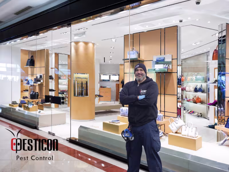 Pesticon technician providing retail pest control near you in Toronto