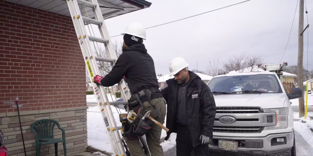 Pesticon school pest control process showing technicians inspecting a Toronto educational facility